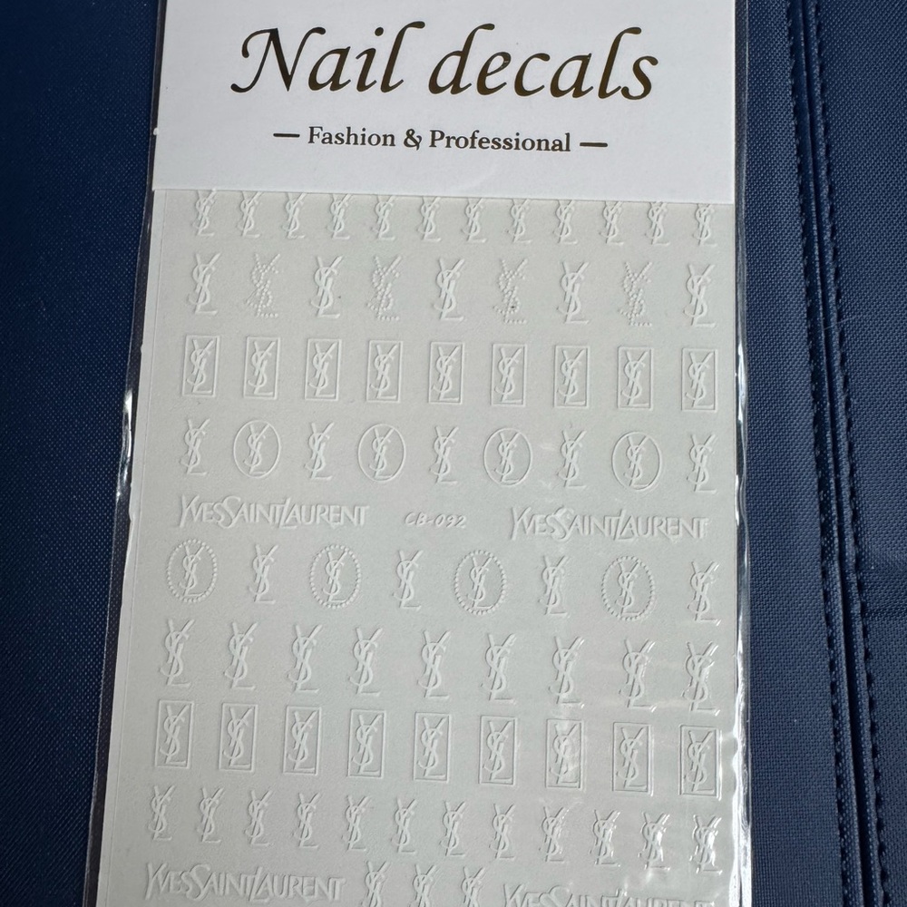 Ysl Nail Decals